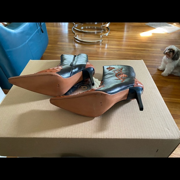 Ostrich cowboy boots - Picture 3 of 3